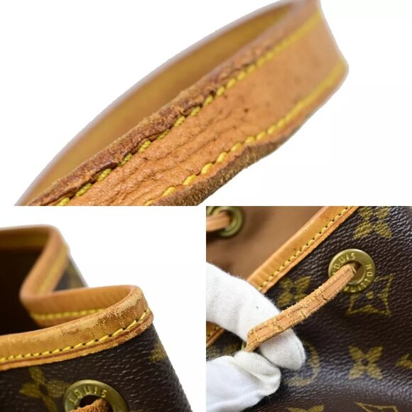 LOUIS VUITTON Mini Montsouris Backpack Bag Monogram Leather Brown M51137 18FA556 main image 10